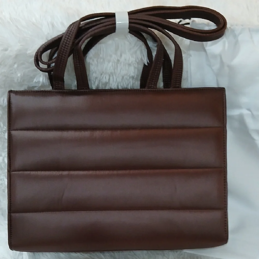 NWT Telfar Rich Brown Tote Bag MEDIUM #179 - Picture 3 of 3